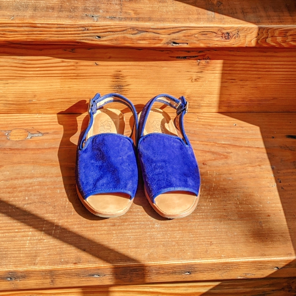 Franco Sarto blue flats